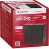 DEFENDER SPK-240 kabelgebundene Desktop-Lautsprecher, 2.0, 6 W RMS, USB-Stromversorgung, 3,5 mm, schwarz