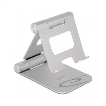Aktiver Halter DeLOCK 18433 Tablet/UMPC Silber Schreibtisch Verwendung
