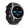Garmin Fenix E 3,3 cm (1,3 inch) AMOLED 47 mm Digital 416 × 416 Pixel Touchscreen Edelstahl Wi-Fi GPS (Satellit)