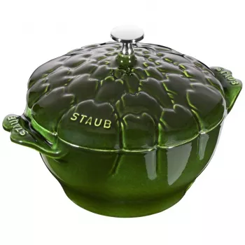 Staub Runder Artischockentopf aus Gusseisen - 3 l, Grün