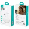 Bluetooth-Kopfhörer Usams TWS E02 ANC+ENC weiß
