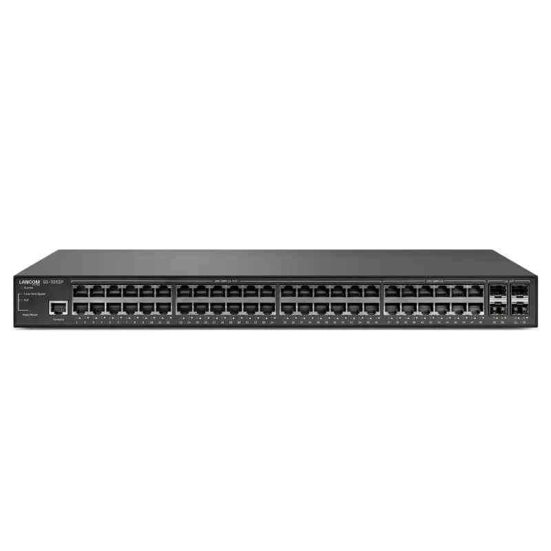 LANCOM GS-3252P Managed L3 Gigabit Ethernet (10/100/1000) Power over Ethernet (PoE) 1U Schwarz