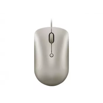 Kabelgebundene Büromaus Lenovo 540 beidhändig USB Type-C Optisch 2400 DPI Sand