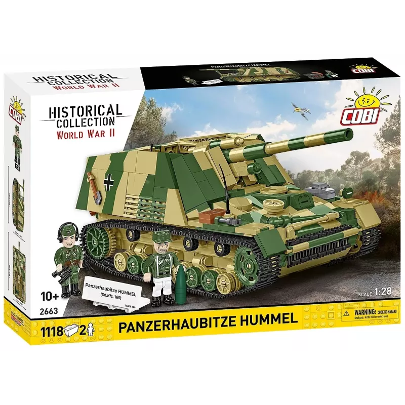 Konstruktionsset Cobi Panzerhaubitze Hummel 1118 Teile Modellbausatz