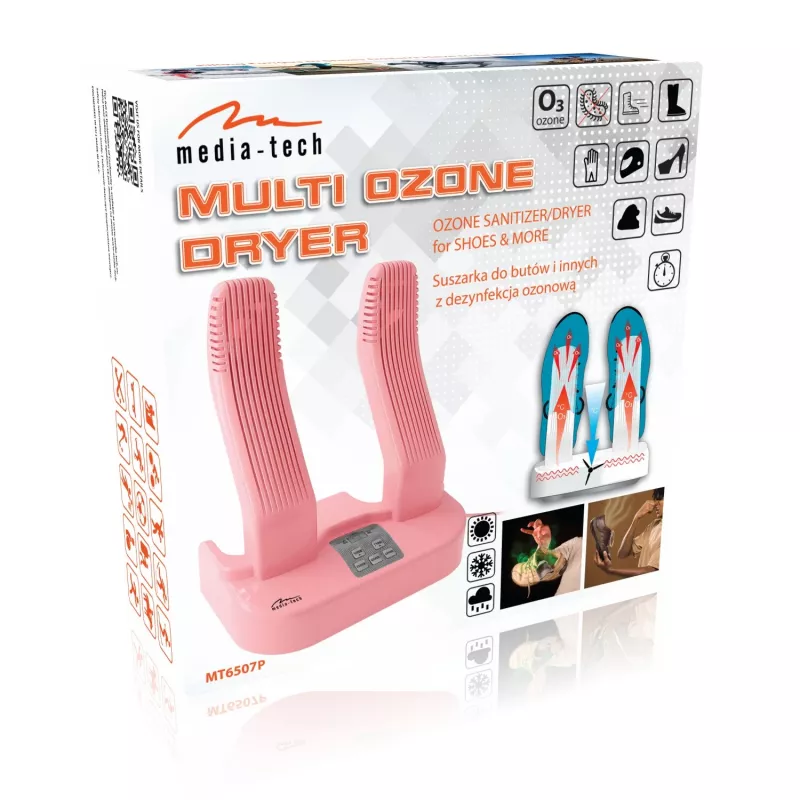 Media-Tech MT6507P Multi Ozone Pro Trockner Pink