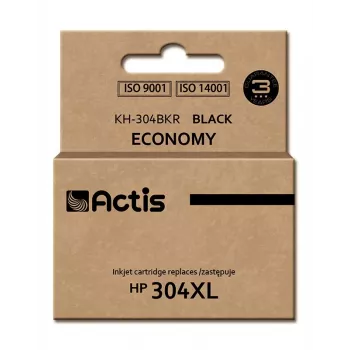 Kompatible ACTIS Tintenpatrone KH-304BKR für HP 304XL, schwarze Pigmenttinte, hohe (XL) Reichweite, 20 ml
