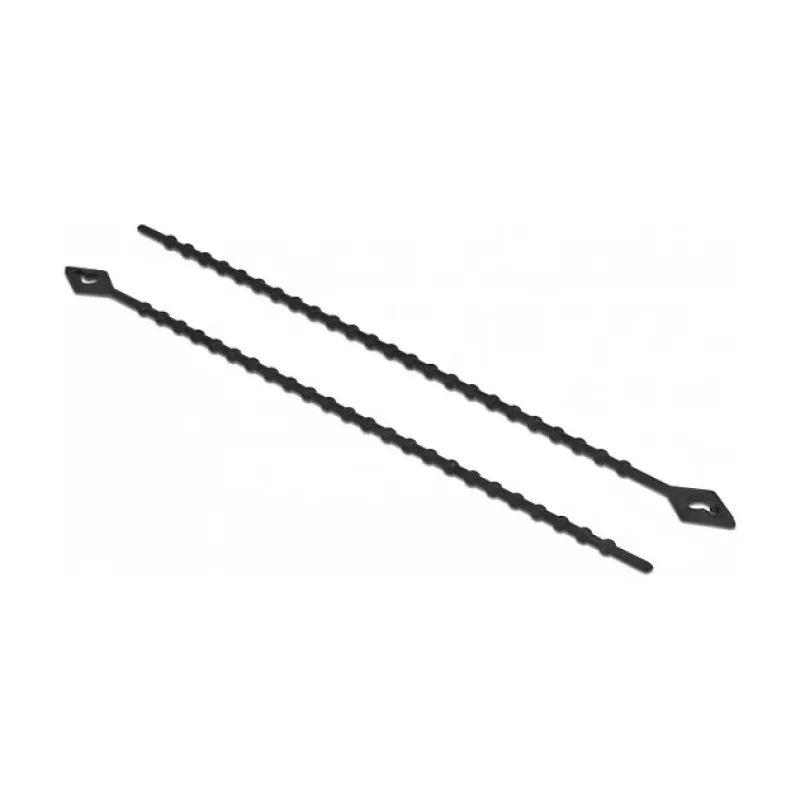 Beaded Kabel Tie DeLOCK 19568 L 150 x B 2,4 mm schwarz 100 Stück