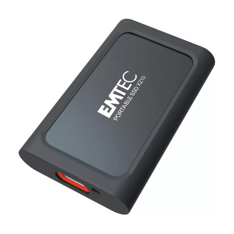 Emtec X210 ELITE 2 TB USB Type-C 3.2 Gen 2 (3.1 Gen 2) Schwarz, Rot