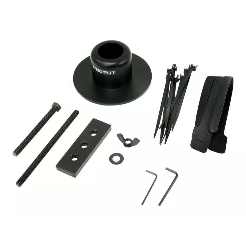 Grommet-Montagesockel Ergotron DS100 Schwarz