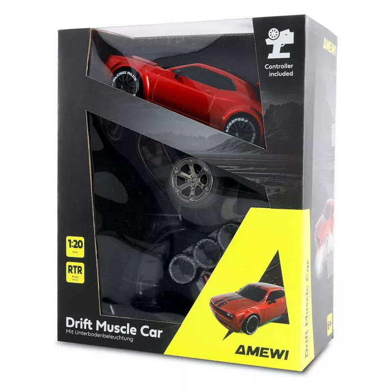 Amewi Drift Muscle Car 4WD 1 20 RTR Rot (21114)