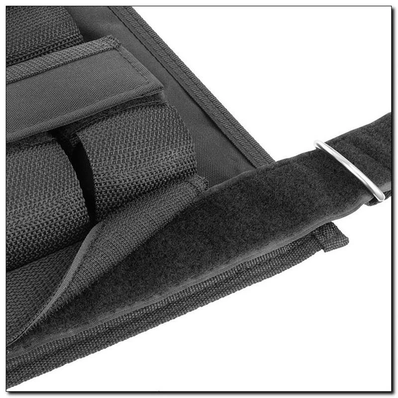 HMS Fitness KTO16 Gewichtsweste Stahl Schwarz