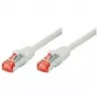 Tecline exertis Connect - Patch-Kabel - RJ-45 (M) auf RJ-45 (M) - 3 m - SSTP-Kabel - CAT 6 - Halogenfrei - Grau (71503)
