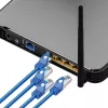Extralink Cat.6A S/FTP LAN Patch Cord 2m, Copper Netzwerkkabel Twisted Pair 10Gbit/s