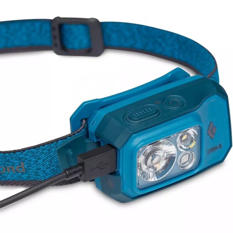 Schwarz Diamond Stirnlampe Storm 500-R (Blau)