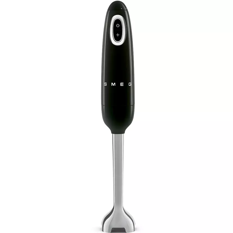 Stabmixer Smeg HBF03BLEU — 700 W Handmixer, 1,4 L Becher, Edelstahlklinge, schwarz