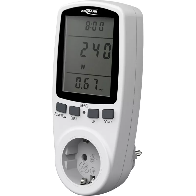 Energiekostenmessgerät ANSMANN APM2 120-0007 mit LCD-Anzeige