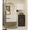 top e shop POLA MULTI Wäscheschrank für Waschmaschine - Weiß