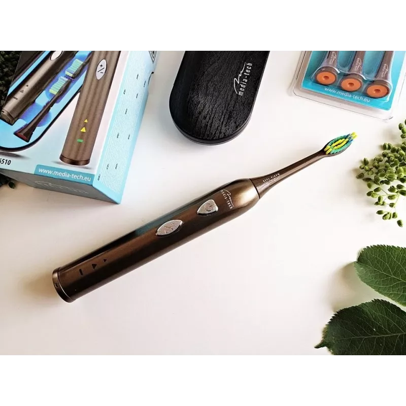 Zahnbürste Media-Tech SONIC WAVECLEAN Erwachsene Braun