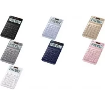 Casio JW-200SC - Tischrechner - 12-stellig - Solarpanel, Batterie - Schwarz (JW-200SC-BK)