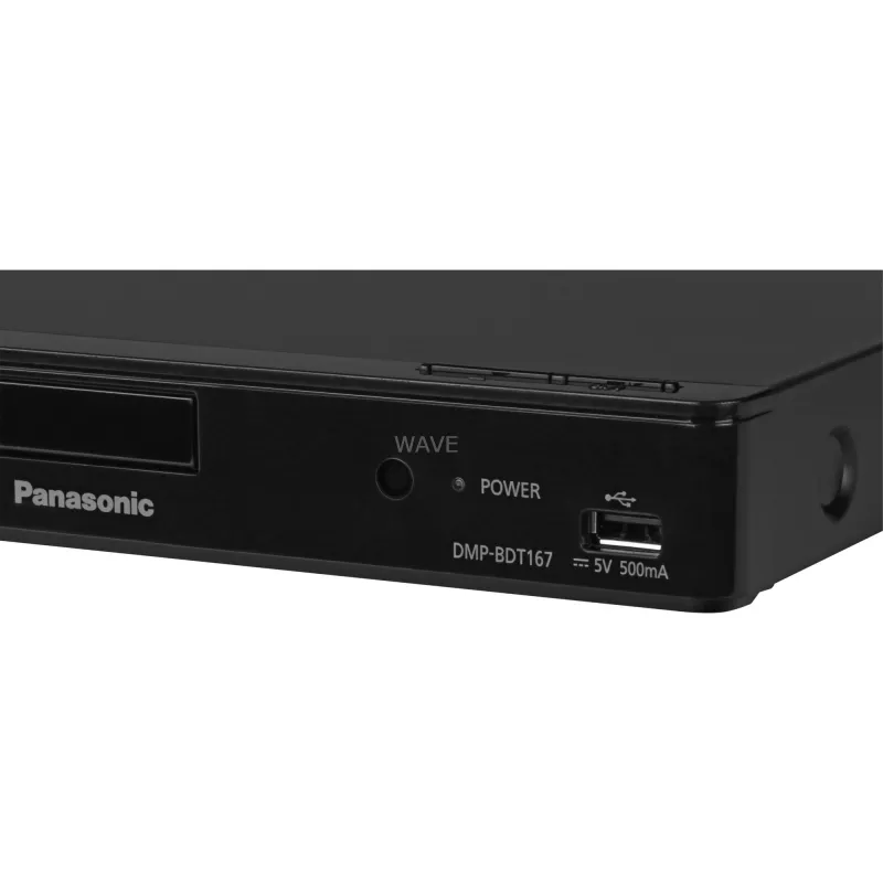 Panasonic Blu-ray Disc Player DMP-BDT167EG Xvid, MKV, MP4, FLAC, MP3, AAC, ALAC, DSD Wi-Fi USB-Konnektivität