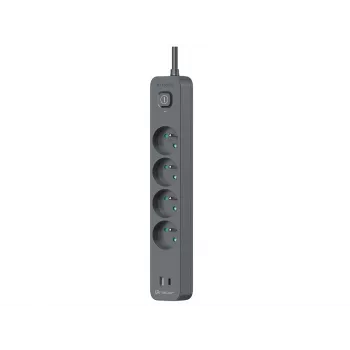 Steckdosenleiste TRACER TRALIS47026 mit 1,5 m Kabel, 4 USB-Anschlüssen und PD 18W