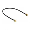 Koaxialkabel DeLOCK 89607 0,5 m MHF (I-PEX) Schwarz Gold