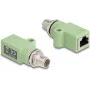 DeLOCK 60681 Gender-Changer Kabel M12 RJ45 Grün