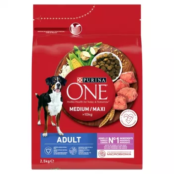 PURINA ONE MED/MAX Adult Hund Lamm & Reis 2,5kg