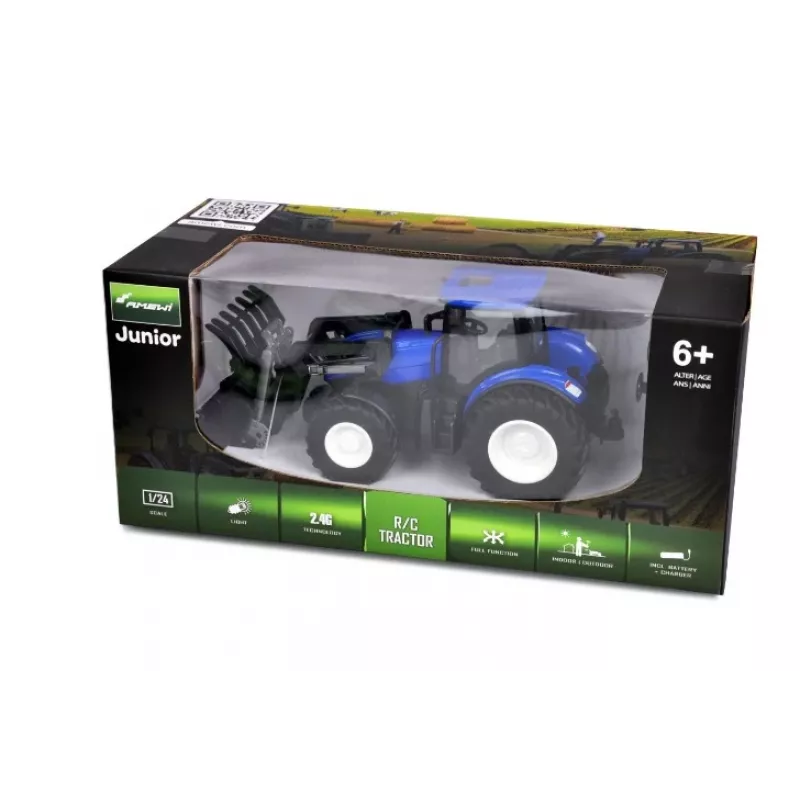 Amewi Spielzeugtraktor mit Frontlader Elektromotor 1:24