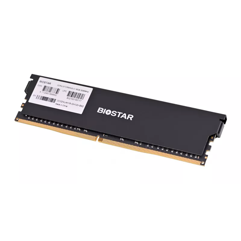 Desktop DDR4 RAM BIOSTAR 16GB 3200MHz mit Kühlkörper (Modell DO32NU4H16)