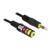 Audio Kabel DeLOCK 84667 2m 3.5mm Schwarz