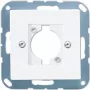 Wandschaltermodul Jung A 568-1 BF WW, weiß, Thermoplast, konventionelles Design
