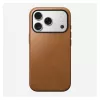 Handyhülle Nomad Modern Leather Case für iPhone 17 Pro, 16 cm (6,3 Zoll), tan, Leder & PC/TPU