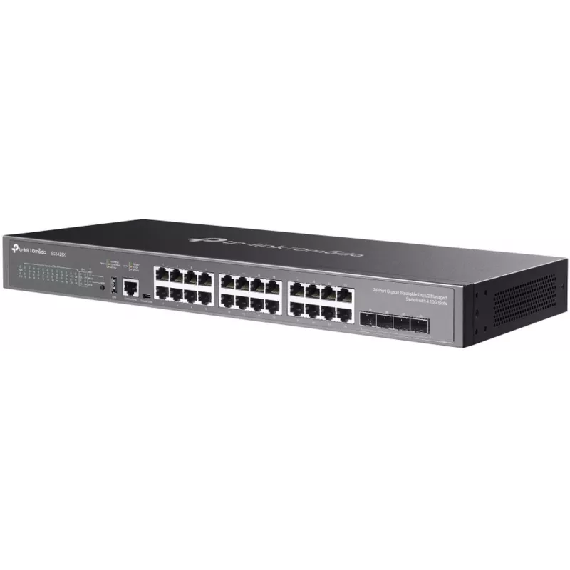 TP-Link Omada SG5428X Netzwerk-Switch Managed L3 Gigabit Ethernet (10/100/1000) Schwarz