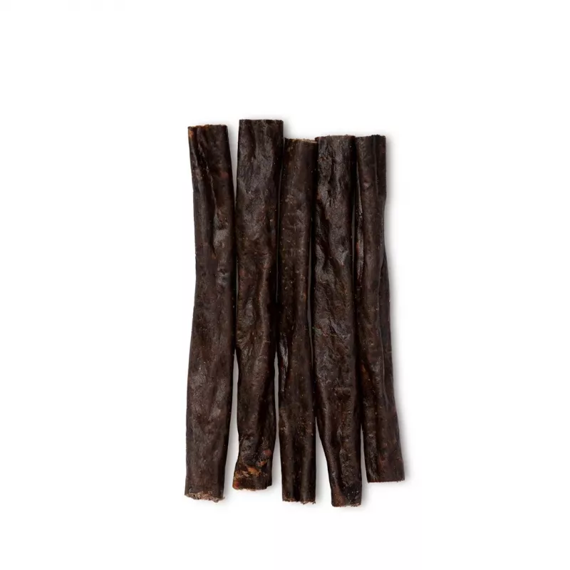 Hundeleckerlis UNISZKI Kabanosy mit Wildfleisch 100 g – getrockneter Snack für Hunde