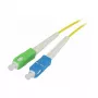 Synergy 21 LWL-1-Faser-Patchk. 2mtr.SC-SC APC 9/125u OS2 G657A2 AD 2mm flexible - Single- bzw. Monomode-Faser - 2 m