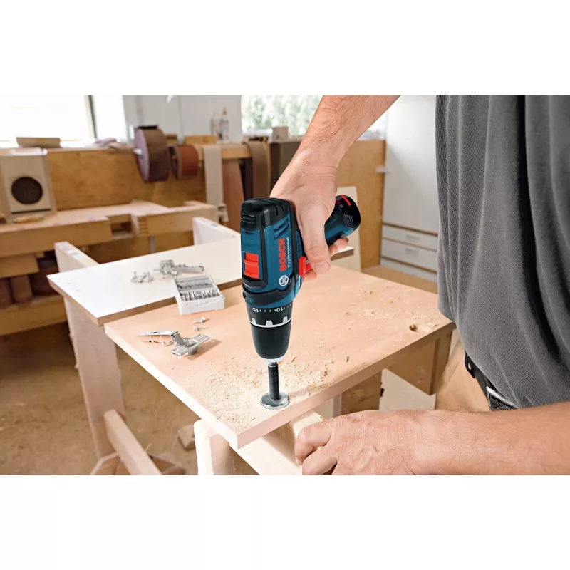 Bosch GSR 12V-15 Professional 650 g Schwarz, Blau, Rot, Silber