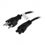 Synergy21 Netzkabel 230V Schweiz(Stecker)J12/Kaltgeräte C5(Buchse,Michymouse), 1,8m, Black,