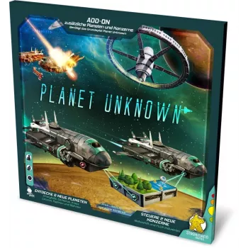Planet Unknown - Neue Planeten & Konzerne, Brettspiel-Erweiterung