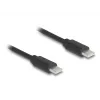 USB-Kabel DeLOCK 90369 USB 2.0 0.75 m USB C Schwarz