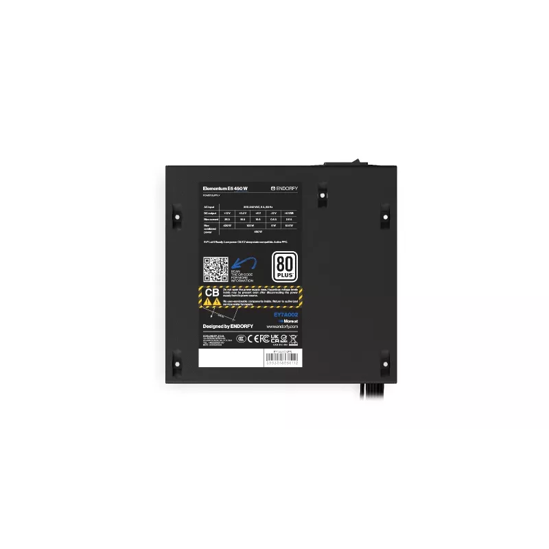 ENDORFY Elementum E5 450W Netzteil 24-Pin ATX ATX Schwarz