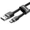 Baseus Cafule 2.4A 1m Micro-USB-Kabel (grau/schwarz)