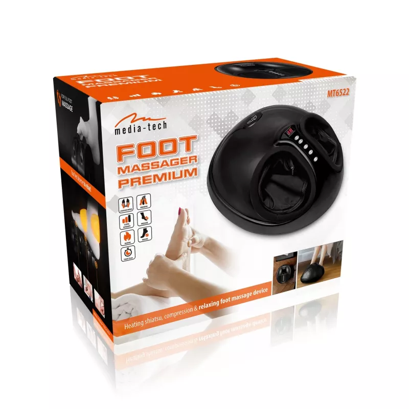 Fußmassagegerät MEDIA-TECH MT6522 Premium mit Wärme und einstellbarer Intensität