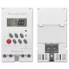 Elektronischer DIN-Schienen-Zeitschalter QOLTEC PC0629 — 24V Versorgung, 16A Ausgang