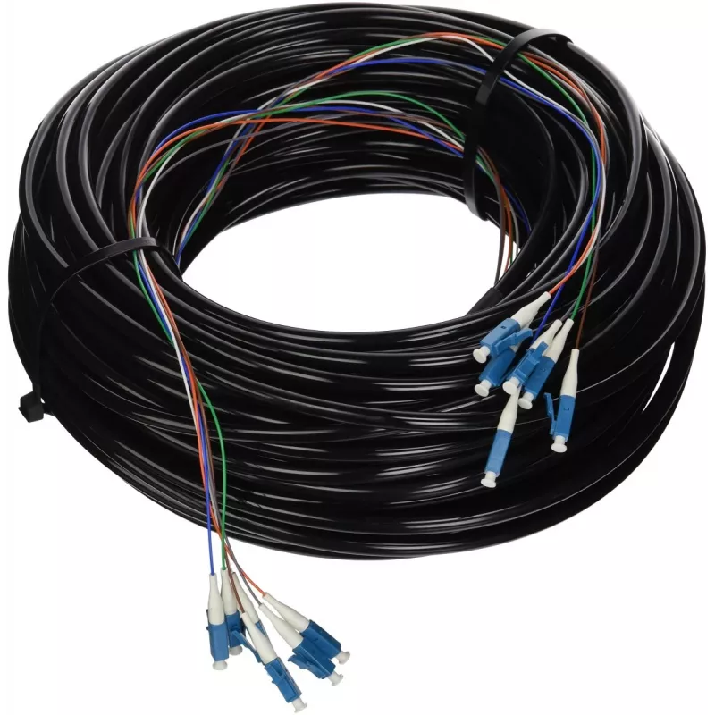 Singlemode-LC-Glasfaserkabel Ubiquiti FC-SM-300 91,44 m Schwarz