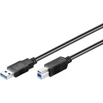 Wentronic 93655 USB Cable Schwarz