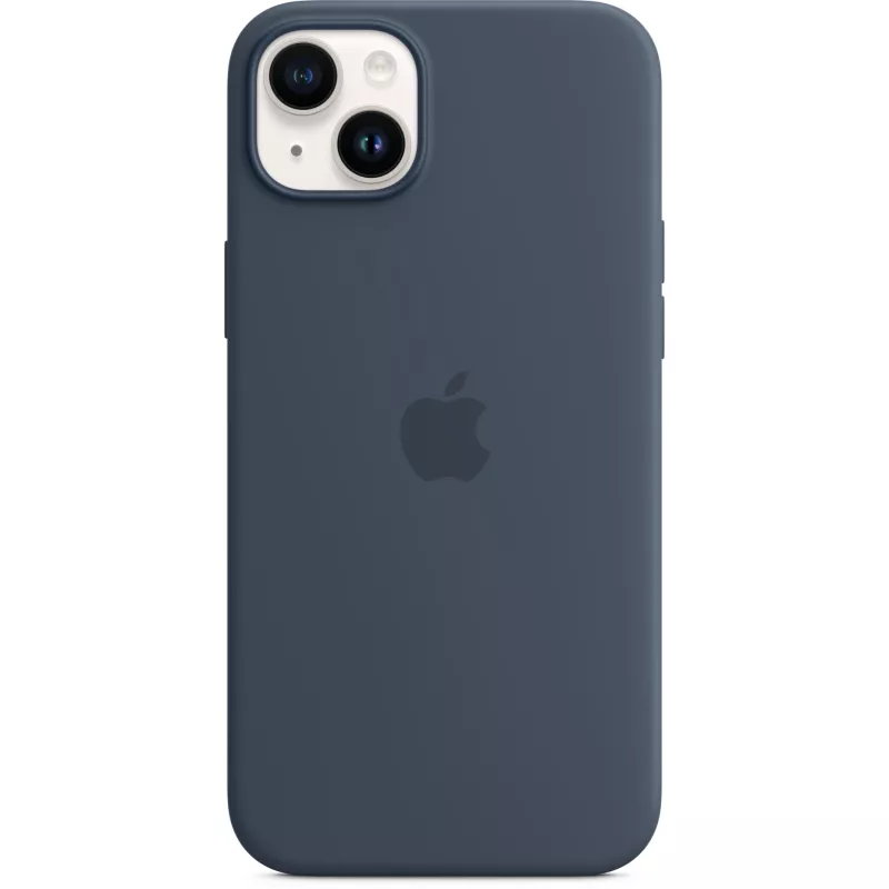 Silicone Case Cover Apple iPhone 14 Plus MagSafe Storm Blue