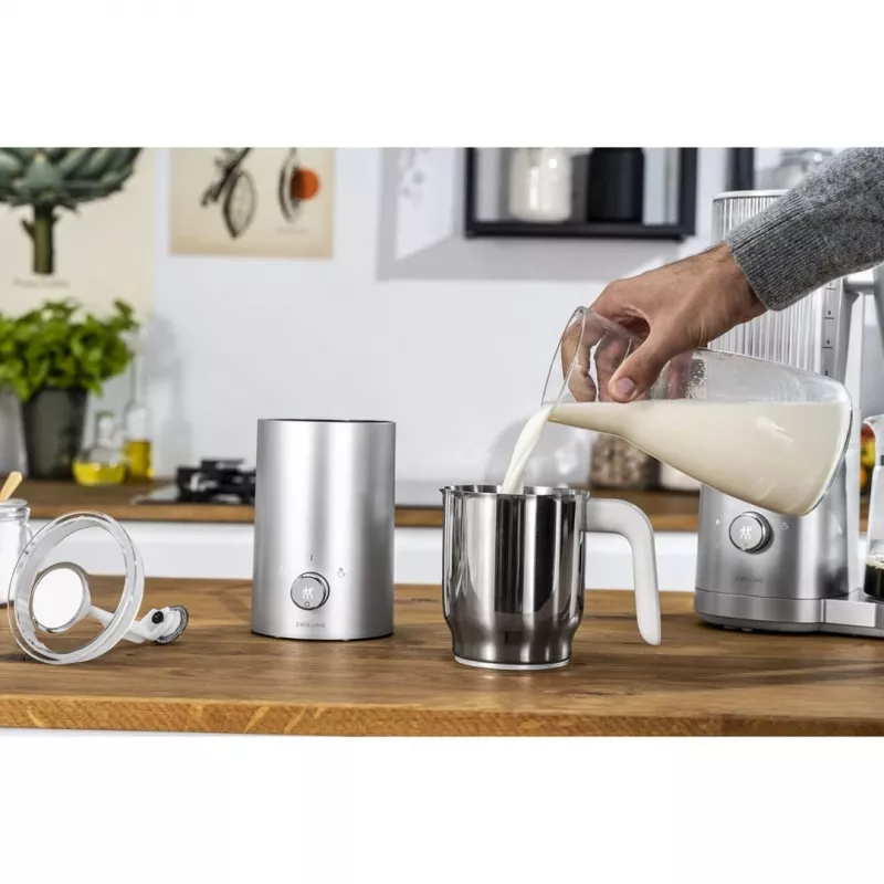 Zwilling Enfinigy Silber Milchaufschäumer
