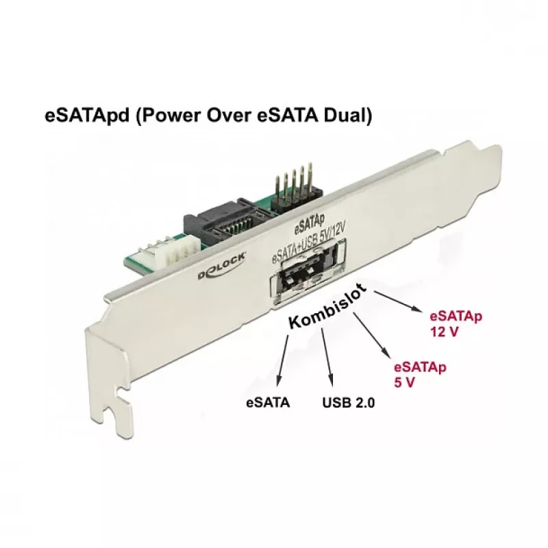 Interner eSATA-Adapter DeLOCK 63921