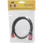 HDMI-Kabel DeLOCK 1m HDMI Typ A Standard Schwarz Rot